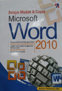 Image of Belajar Mudah dan Cepat Microsoft  Word 2010