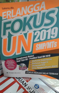 Image of ERLANGGA FOKUS UN 2019 SMP/MTS