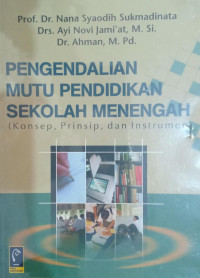 Image of Pengendalian Mutu Pendidikan Sekolah Menengah